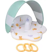 Swim Essentials Vauvan Uimamatto Katoksella Wild Life Wild Life One Size Valkoinen One Size 4- 12 Years Pojat, Tytöt