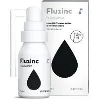 Apteq Fluzinc suusuihke salmiakki 25 ml