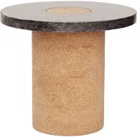 Frama Sintra Pöytä Marmori Ø 39 Cm - Sohvapöydät Korkki Musta - 4081