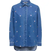 ONLY Pusero 'ONLVERA' sininen denim / vanha roosa