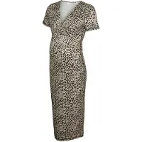 Mamalicious Mekko 'MLLOREEL' beige / vaaleanharmaa / musta