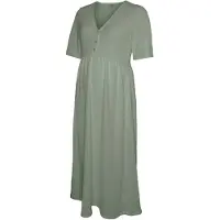 Mamalicious Mljana Lia 24 Jrs Midi Dress 2F - Green - M