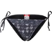 Diesel Bikinihousut meleerattu harmaa / musta denim