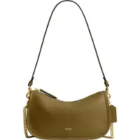 Coach Waverly Leather Bag Scarlet - Brown - ONE SIZE
