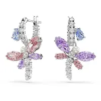 Swarovski Korvakoru opaali / lila / pastellinpunainen / hopea