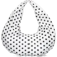 Núnoo Small Alma Draped Polka White/Black - White - ONE SIZE