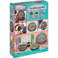 Grafix Mandala Sparkling kivien maalaussetti