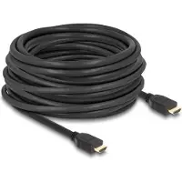 DeLOCK 82007, 12 m, HDMI-tyyppi A (vakio), HDMI-tyyppi A (vakio), 3D, 48 Gbit/s, Musta