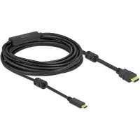 DeLOCK – Active USB Type-C to HDMI Cable (DP Alt Mode) 4K 60 Hz 7 m (85973)