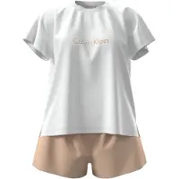 Calvin Klein S/S Tee Short Set - Coral - M