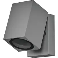 Osram Ulkoseinävalaisin ENDURA CLASSIC CUBE, himmennettävä, Kromi/hopea, Alumiini, Moderni