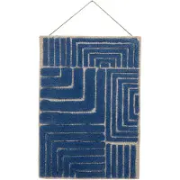 Bloomingville Velva Wall Decor - Blue - 45X64CM
