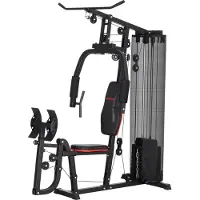 JTI Kotikuntosali monitoimilaite 45 kg painopakalla, musta