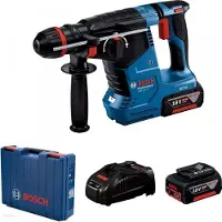 Bosch Poravasara GBH 187-LI; 18 V; 2,4 J; SDS-plus; 2x5,0 Ah akku
