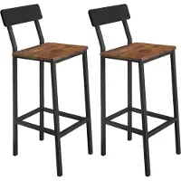 Begryf Baarijakkara, 2 kpl, , 30x40x90 cm, tummanruskea, selkänojalla,