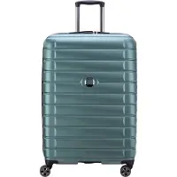 Delsey Shadow 5.0 Expandable 75 cm -matkalaukku, vihreä