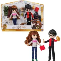 Wizarding World Of Harry Potter Harry Potter 8-tuumainen Harry Potter ja Hermione Granger -nukkejen ja tarvikkeiden lahjasetti, yli 20 osaa, lasten leluja 6-vuot