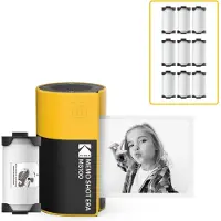 Kodak Instant Camera Memo Shot MS100 Yellow Bundle