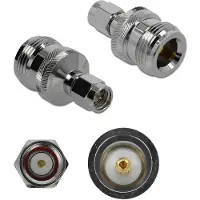 DeLOCK 89960, N, SMA, Nikkeli, Nikkeli, 50 Ω, -10 - 50 °C, 1,6 cm