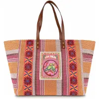 Oilily Stripes Shopperit 39 cm Oranssi