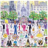 Galison Michael Storrings Easter Parade 500 Piece Puzzle