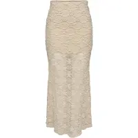 ONLY Onlpearlina Long Wide Skirt Wvn - Cream - XS