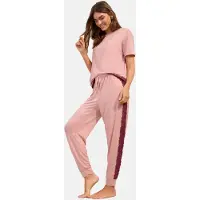Friends Like These Pyjama roosa / burgundin punainen