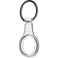 FIXED PURE Suojaava TPU AirTag avaimenperä kotelo Kirkas