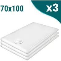 Hobby Hall Vaatteet pölynimuripussi 70x100 PA/PE 80 Microns 7 kerrosta - 3kpl