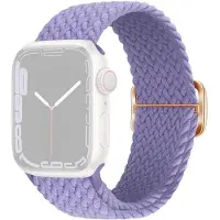 SKALO Punottu -ranneke Apple Watch Series 11 46mm - Violetti