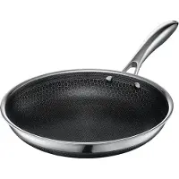 Hexclad Hybrid paistinpannu 26 cm Ruostumaton teräs-musta