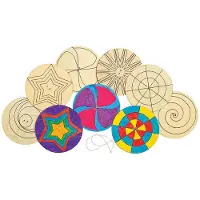 Colorations - Decorate your own Wooden Spinner 24 pcs.