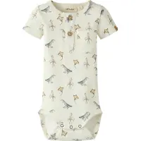 Lil´ Atelier Lil' Atelier Body l/h - Joustinneule - NbmLavo - Coconut Maito/S - - 56 - Bodyt L/H