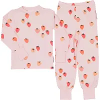 Geggamoja Bamboo Two Piece Pyjamas - Pink - 86/92
