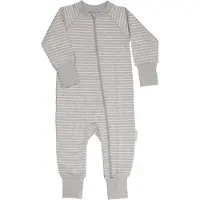 Geggamoja Two Way Zip - Pyjamas Classic - Grey - 98-104
