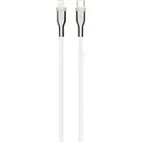 FIXED METAL USB-C/Lightning MFI punottu kaap. 0.5m Valk.