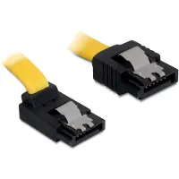 DeLOCK 82812, 0,7 m, SATA III, SATA 7-pin, SATA 7-pin, Uros/uros, Keltainen