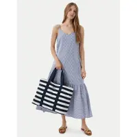 Emporio Armani for woman. 7W001199_AF22281 Summer handbag blue, white (OSFA), Casual, Cotton