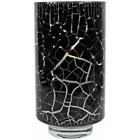 Nybro Crystal - Desert Kynttilälyhty / Maljakko27 cm Musta
