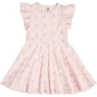 Müsli Picnic Frill S/S Swing Dress - Pink - 122