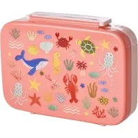 Rice Eväslaatikko - ja 6 lokeroa - 1 L - Koralli Ocean Tulosta - - OneSize - Eväslaatikot