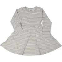 Geggamoja Flared Dress Classic - Grey - 86-92