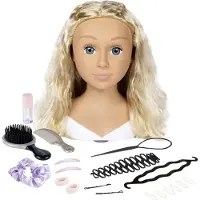 Smoby Meikkipää M. Asusteet - My Beauty Pitsi Styling Head - - OneSize - Nuket
