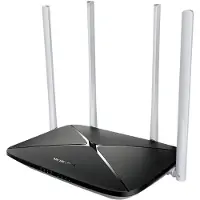 Mercusys AC12 -reititin, Wi-Fi 5, AC1200, Dual-band, musta