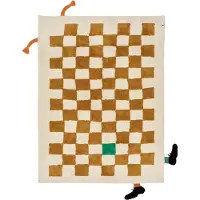 Kids Concept Tufted Mat 120X160 Pippi - Cream - ONE SIZE