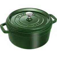 Zwilling La Cocotte pyöreä pata valurauta 3,8 L. Basilikanvihreä