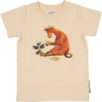 Geggamoja T-paita Mimmi Lehmä, Beige, 86-92