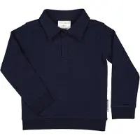 Geggamoja Collar Sweater - Navy - 110/116