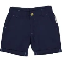 Geggamoja Linen Shorts Blue - Navy - 86/92
