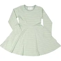 Geggamoja Flared Dress Classic - Green - 62-68